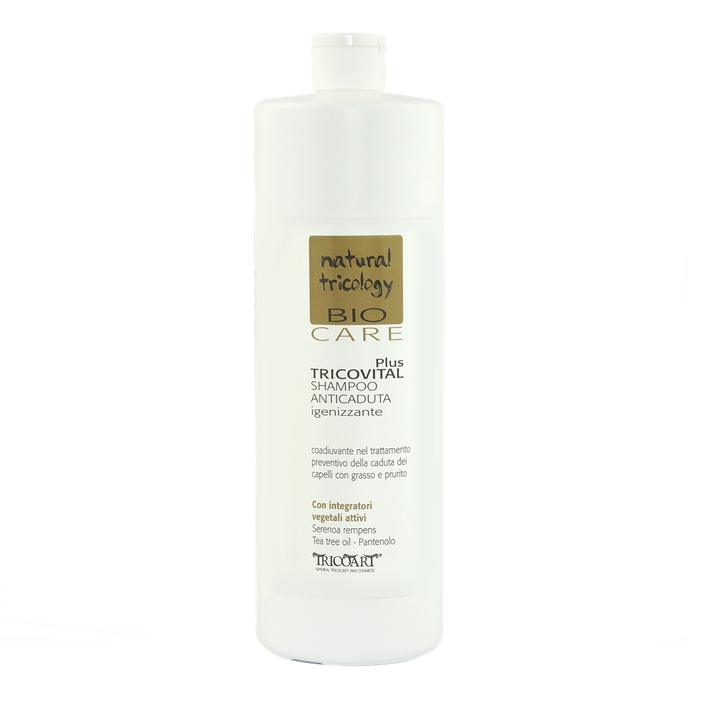 TRICOVITAL Shampoo anticaduta igenizzante Trychologiczny szampon oczyszczający do włosów wypadających 1000 ml – Tricoart