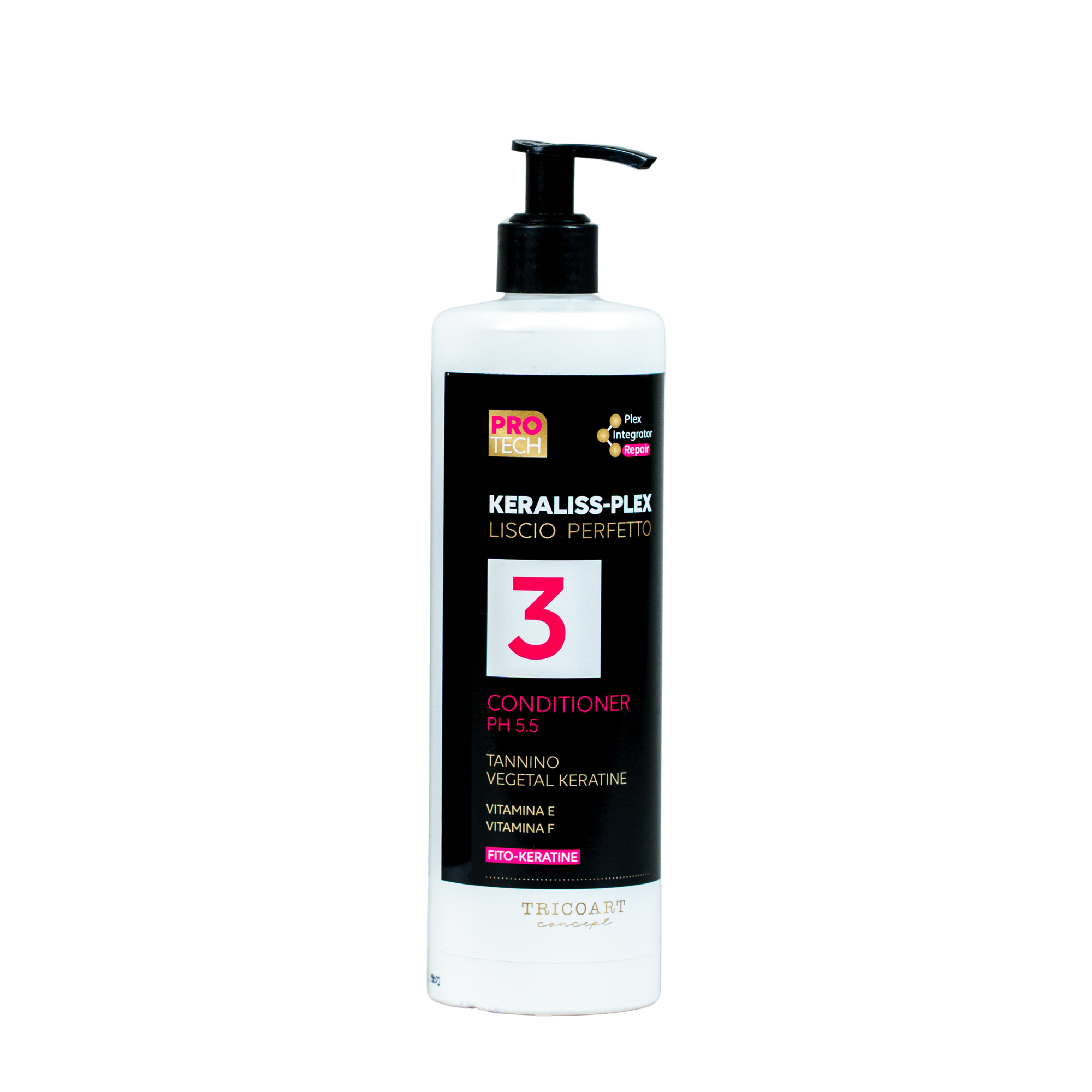 PROTECH Keraliss plex Liscio perfetto conditioner 3 Ph 5.5 Odżywka zamykająca łuskę włosa 500 ml. – Tricoart