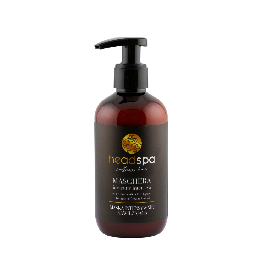 HEAD SPA Maschera idratante intensiva Maska intensywnie nawilżająca 250 ml – Tricoart