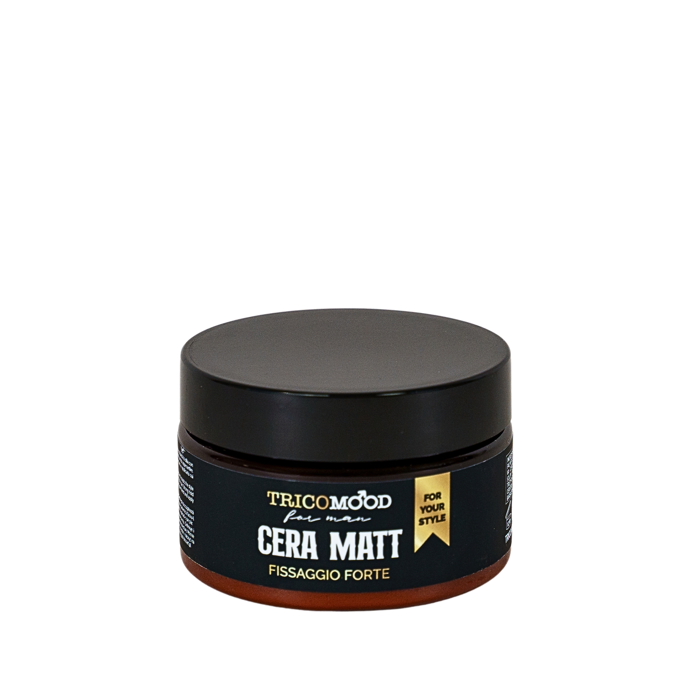 TRICOMOOD FOR MAN Cera matt opaca Modelujacy wosk matowy z zieloną glinką 100 ml – Tricoart