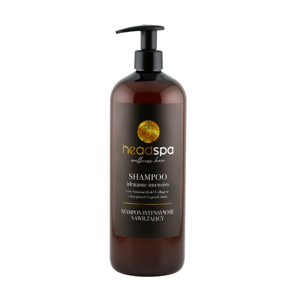 HEAD SPA Shampoo idratante intensivo Szampon intensywnie nawilżający 1000 ml – Tricoart