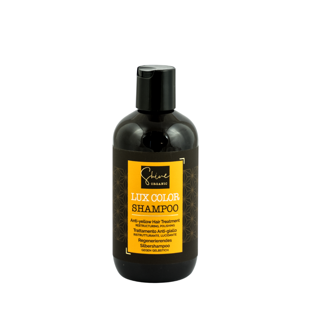SHINE ORGANIC Luxcolor Shampoo Antigiallo Trychologiczny szampon przeciw żółtym tonom 250 ml – Tricoart