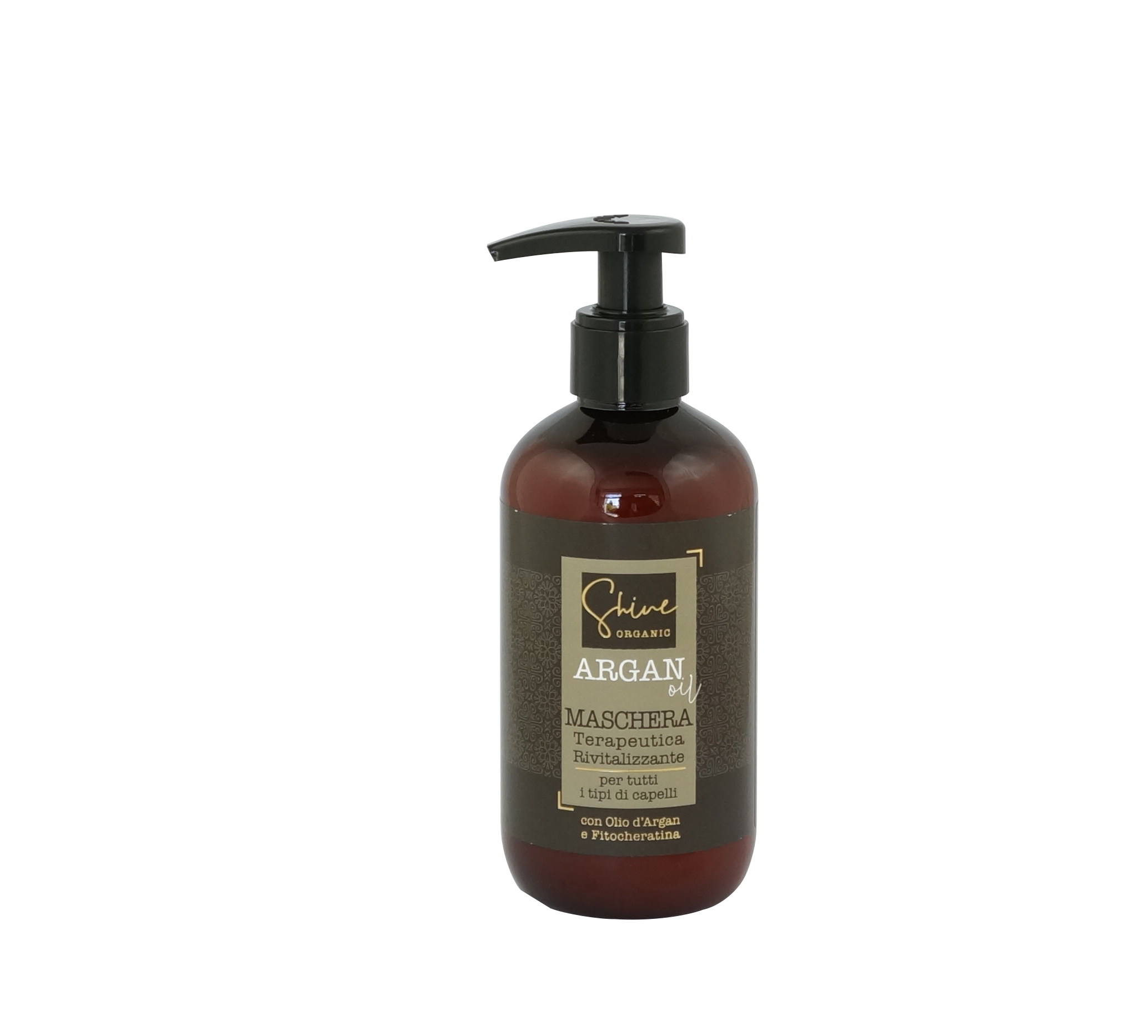 SHINE ORGANIC ARGAN OIL Maschera terapeutica rivitalizzante Terapeutyczna maska arganowa z fitokeratyną 250 ml – Tricoart
