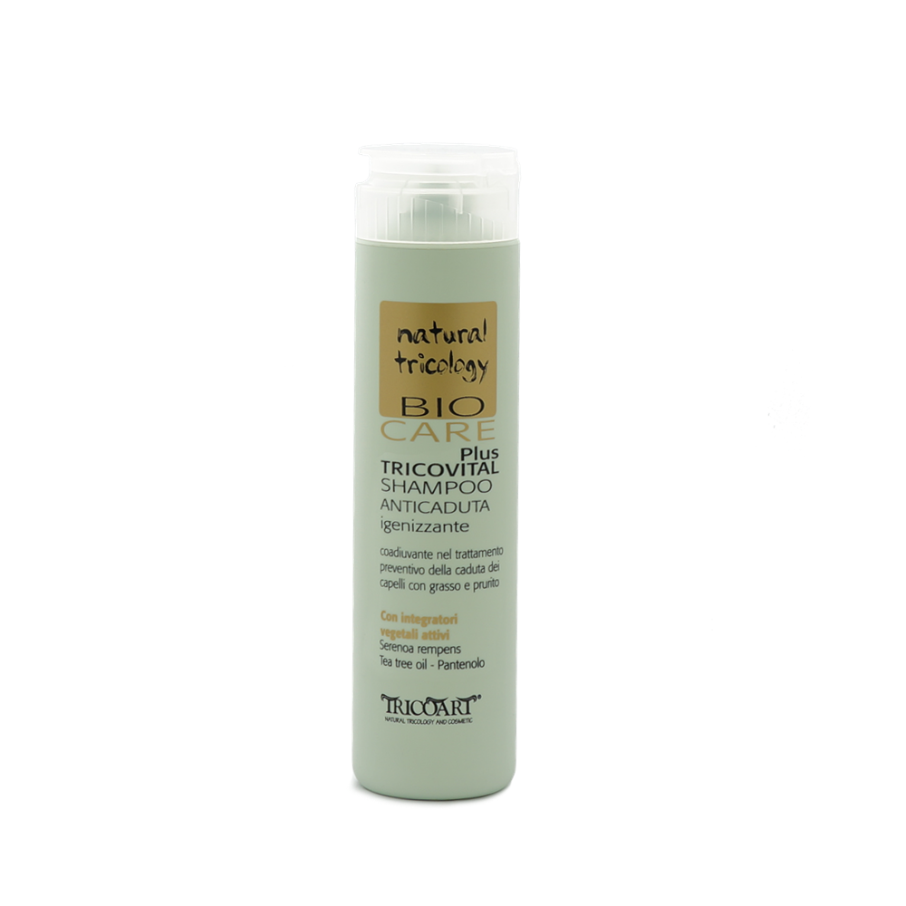 TRICOVITAL Shampoo anticaduta igenizzante Trychologiczny szampon oczyszczający do włosów wypadających 250 ml – Tricoart