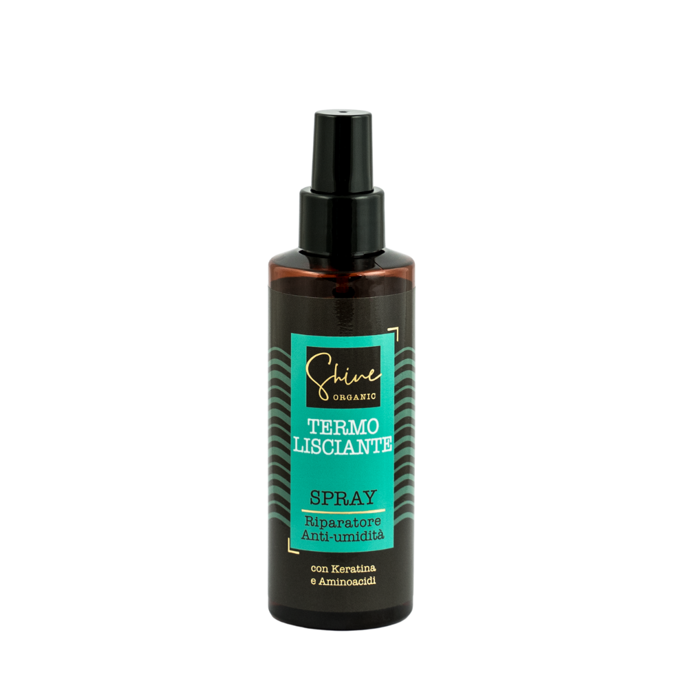 SHINE ORGANIC Termo Lisciante spray Trychologiczne serum wygładzające do włosów w sprayu SHINE ORGANIC Termo Lisciante spray 150ml – Tricoart