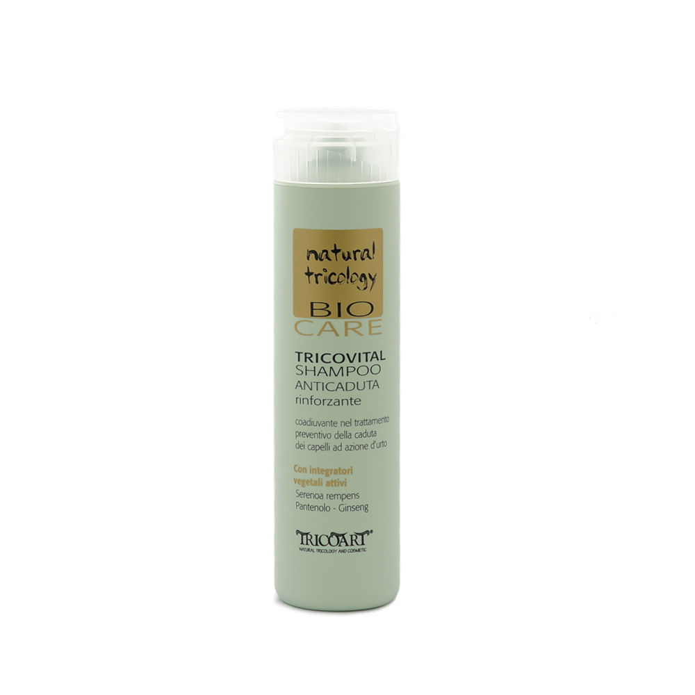 TRICOVITAL Shampoo anticaduta rinforzante Trychologiczny szampon wzmacniający do włosów wypadających 250 ml – Tricoart