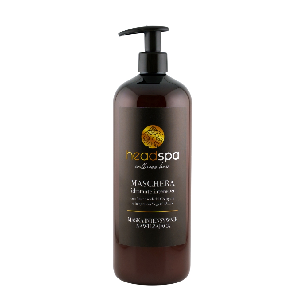 HEAD SPA Maschera idratante intensiva Maska intensywnie nawilżająca 1000 ml – Tricoart