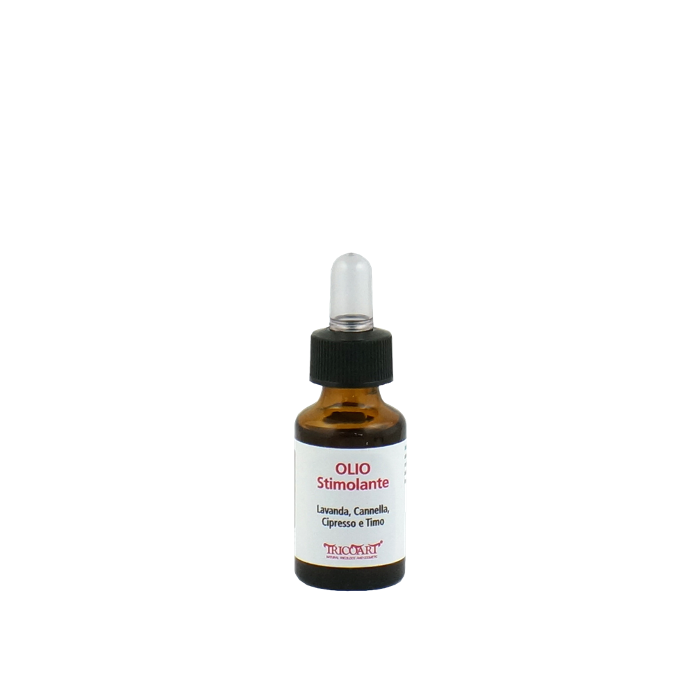 Olio stimolante Esencja stymulująca (mieszanka olejków eterycznych lawenda, cynamon, cyprys, tymianek) 15 ml – Tricoart
