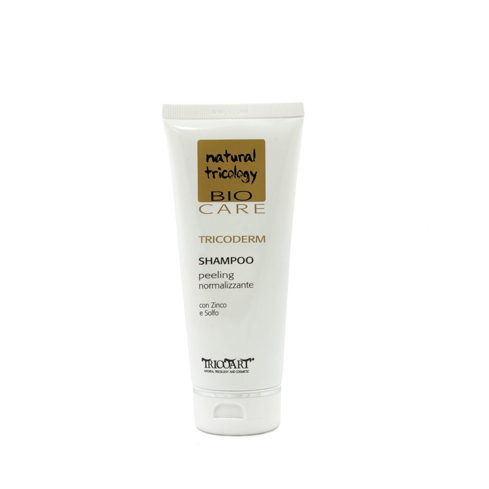TRICODERM Shampoo peeling normalizzante Szampon głęboko oczyszczający z cynkiem 200 ml – Tricoart